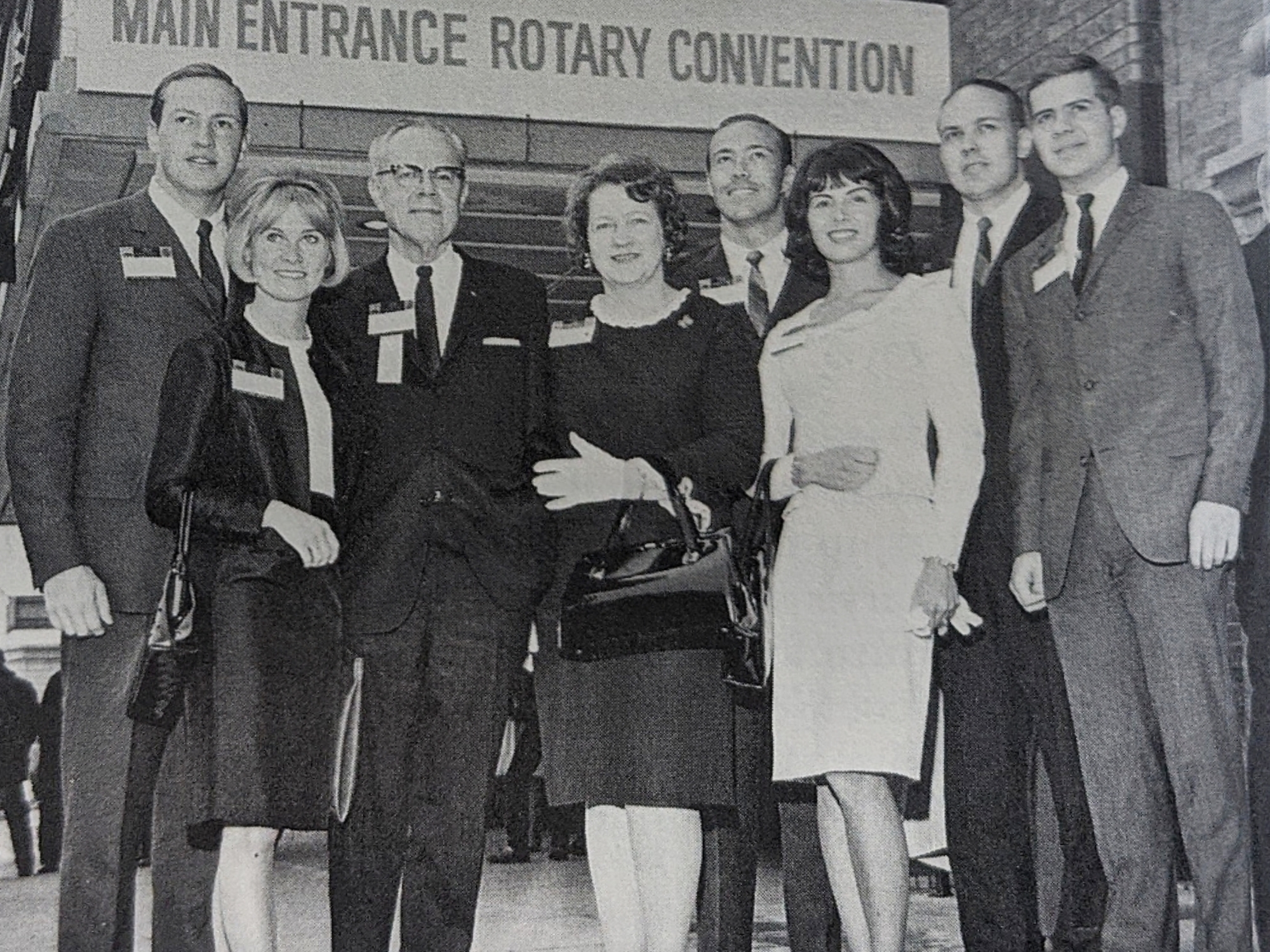 Richard L Evans with Rotary International