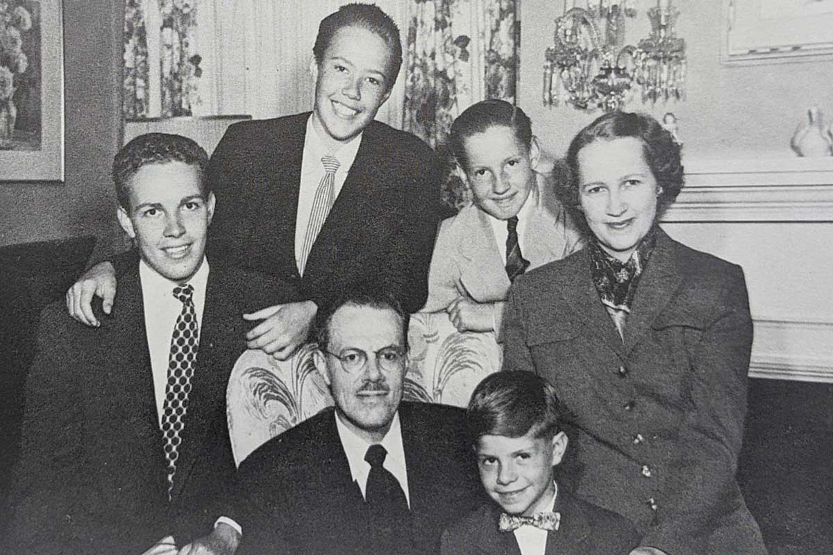 Richard and Alice with sons at time of Richard’s call to apostleship